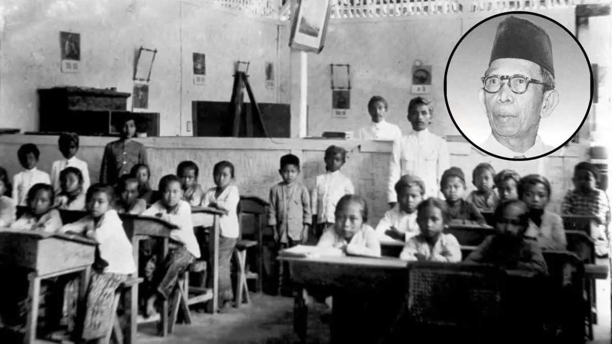 Hari Pendidikan Nasional lahir dari perjuangan Ki Hadjar Dewantara melawan diskriminasi pendidikan kolonial. (ISTIMEWA)