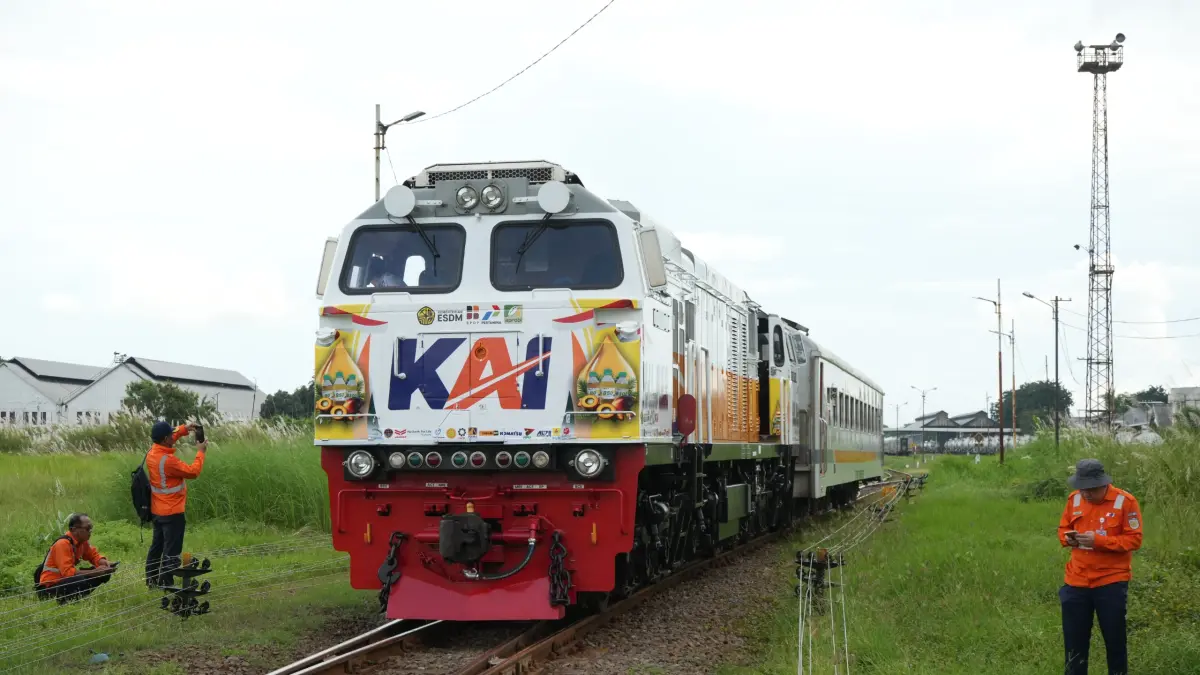 PT KAI telah melakukan ujicoba bahan bakar Biodiesel B50. (humas/Rahmat Sudrajat)