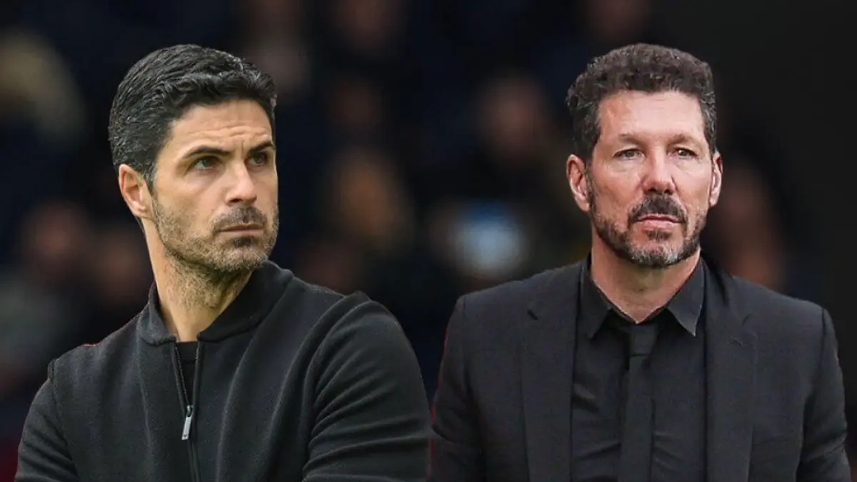 Adu strategi dan taktik antara Mikel Arteta versus Diego Simeone. (Tribuna) 