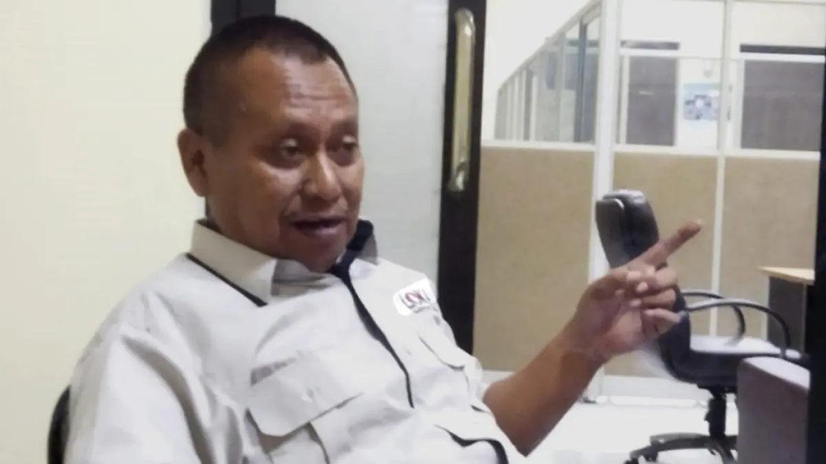 Ketua PWI Jawa Timur Lutfi Al Hakim yang juga Ketua Bidang Media dan Humas KONI Jatim. 