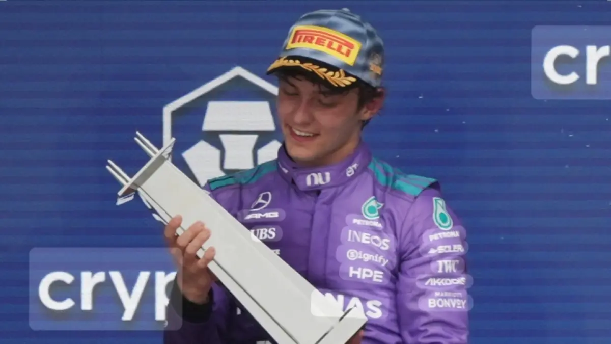Kimi Antonelli juara di GP Miami 2026 dan semakin kokoh di puncak klasemen. (Formula One). 
