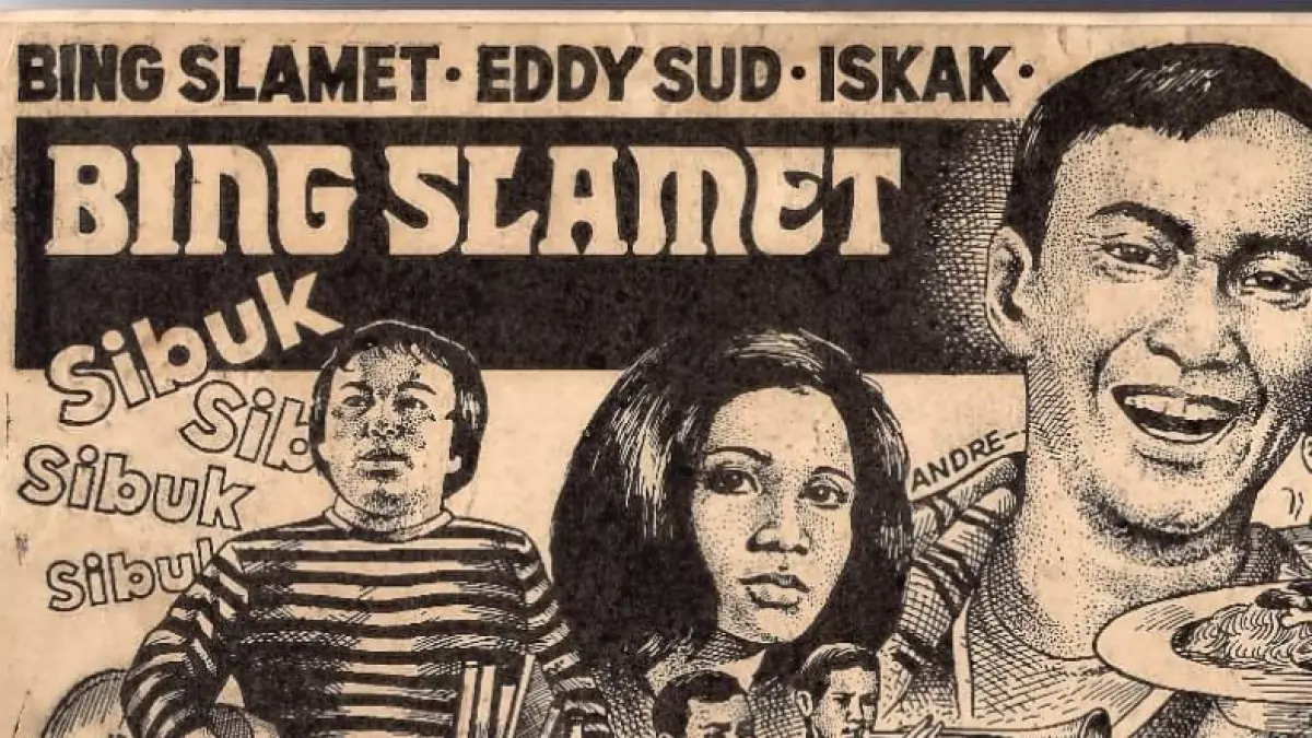 Salah satu poster film lukisan Andreanus Gunawan di Surabaya. (IST)