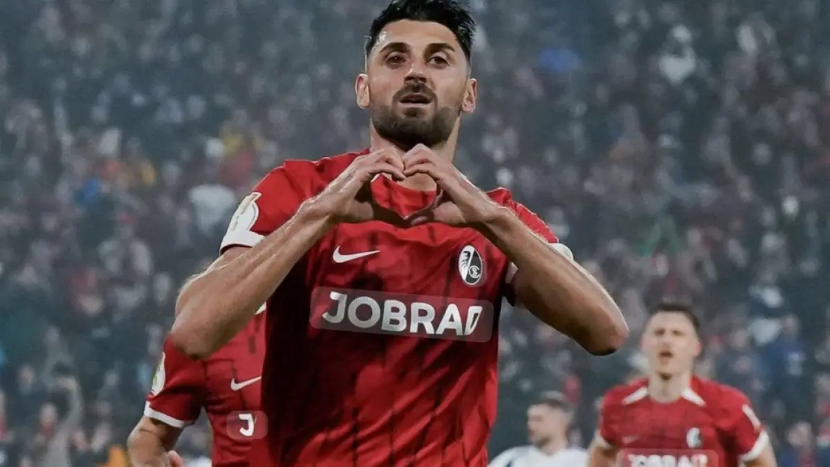 Vincenzo Grifo jadi andalan SC Freiburg saat menjamu Braga. (UEFA) 