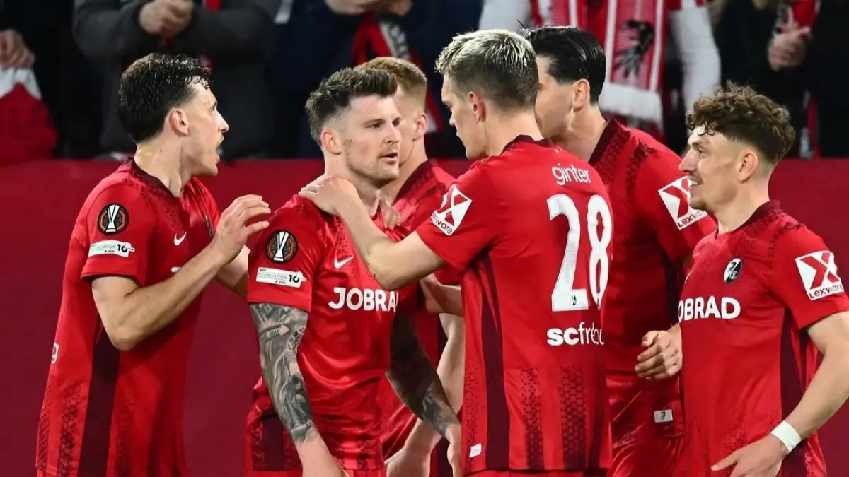 SC Freiburg menorehkan sejarah bagi klub mereka di kancah sepakbola Eropa. 