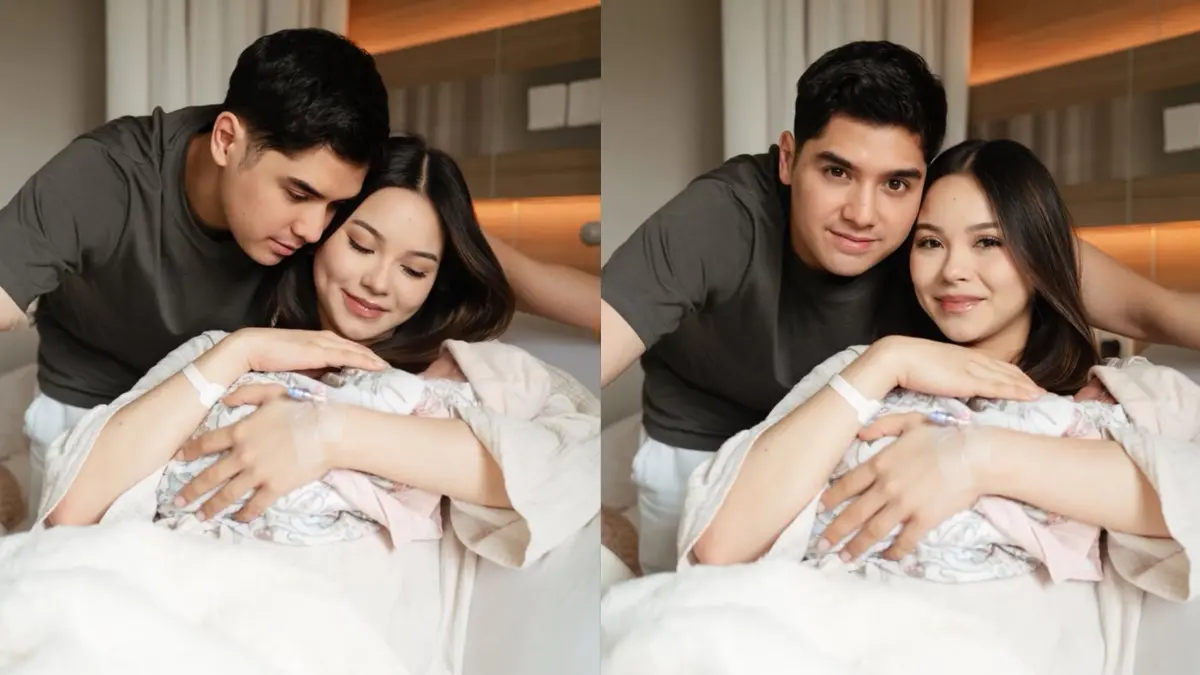 Al Ghazali dan Alyssa Daguise dikaruniai anak pertama yang diberi nama Soleil Zephora Ghazali. (Instagram/@alghazali7)