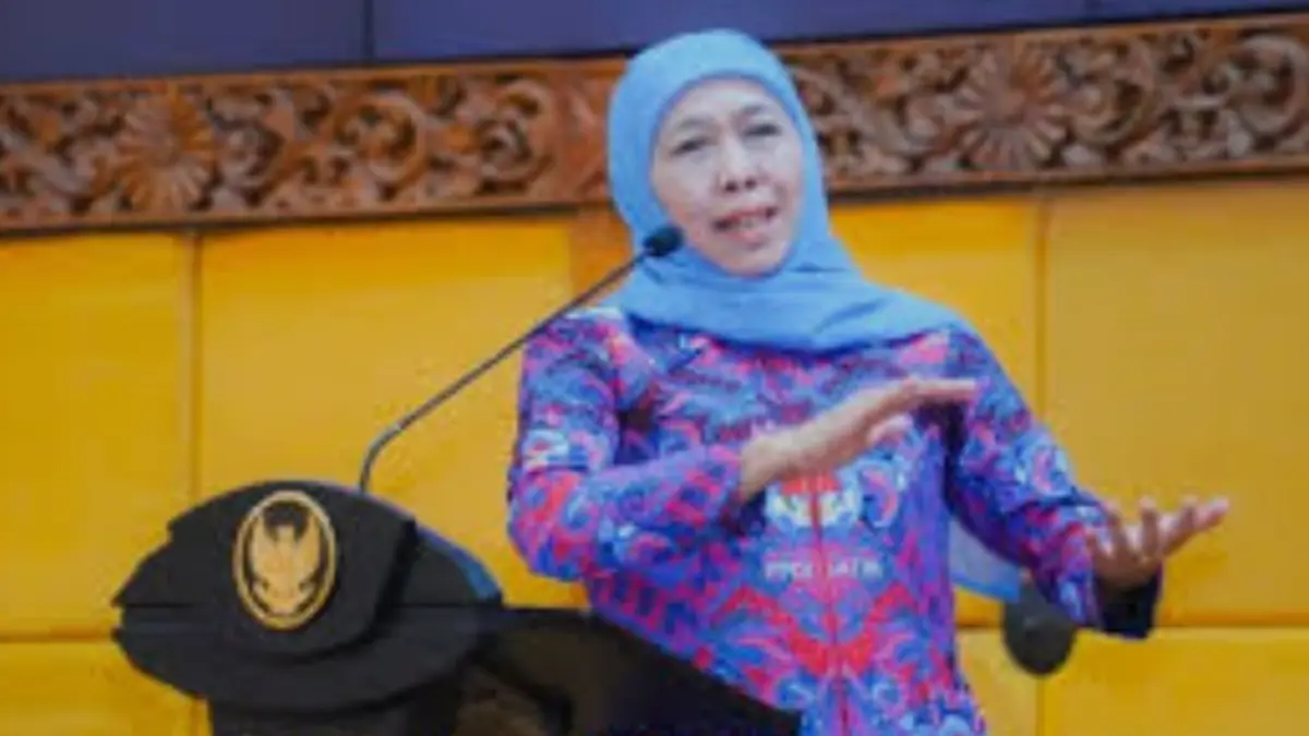 Gubernur Khofifah Indar Parawansa. 