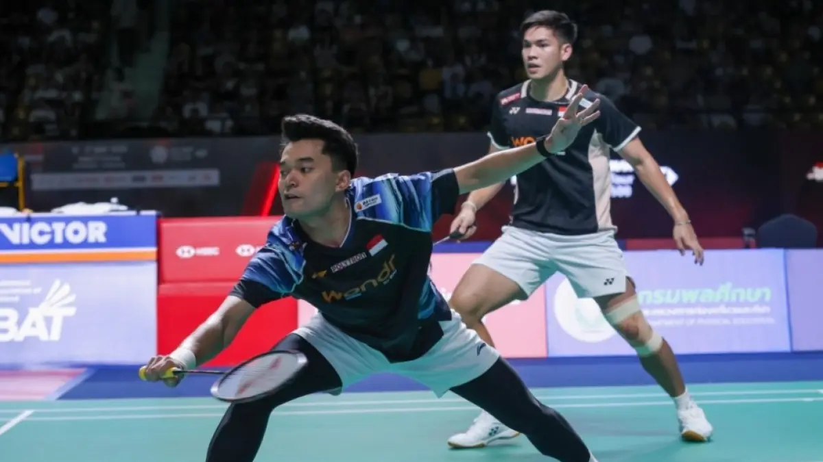 Leo Rolly Carnando dan Daniel Marthin melaju ke babak final. (PBSI) 