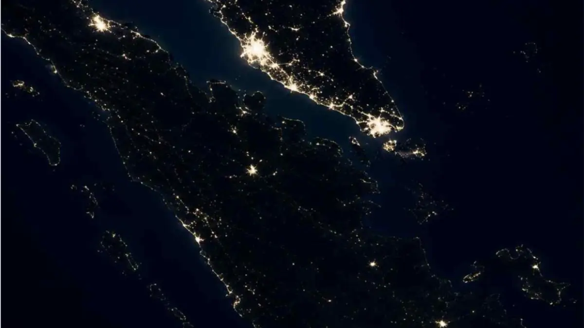 Ilustrasi blackout di Sumetera. (Instagram)