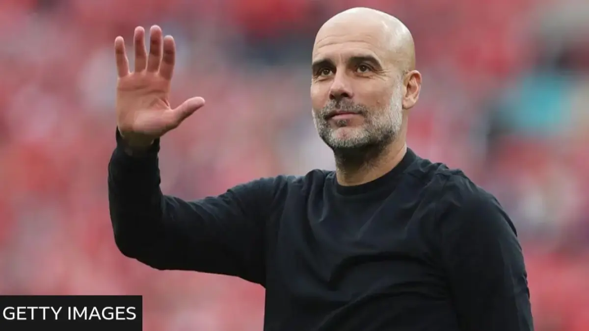 Laga perpisahan Pep Guardiola. (BBC) 