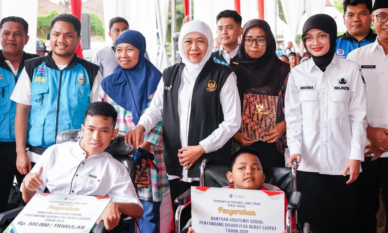 Program bansos merupakan implementasi Nawa Bhakti Satya, khususnya Jatim Sejahtera. (HUMAS PEMPROV JATIM)