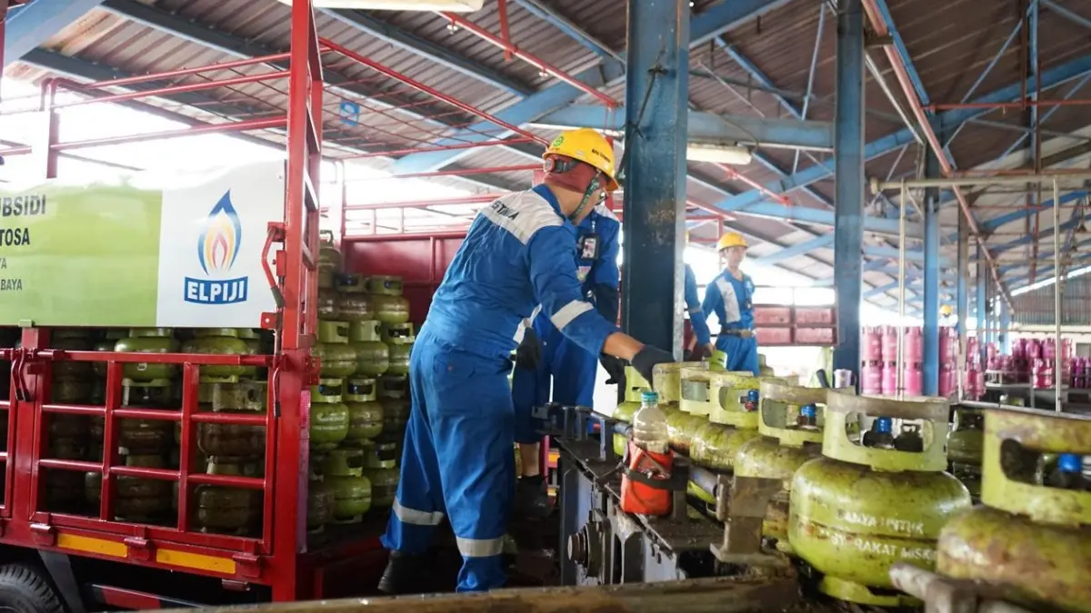 Pertamina Patra Niaga Jatimbalinus memastikan pasokan LPG subsidi selama libur panjang Idul Adha dan Waisak di Jatim aman. (Pertamina Patra Niaga)
