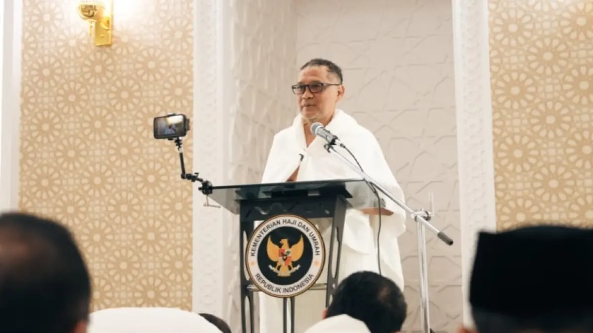 Menteri Haji dan Umrah Mochammad Irfan Yusuf. 