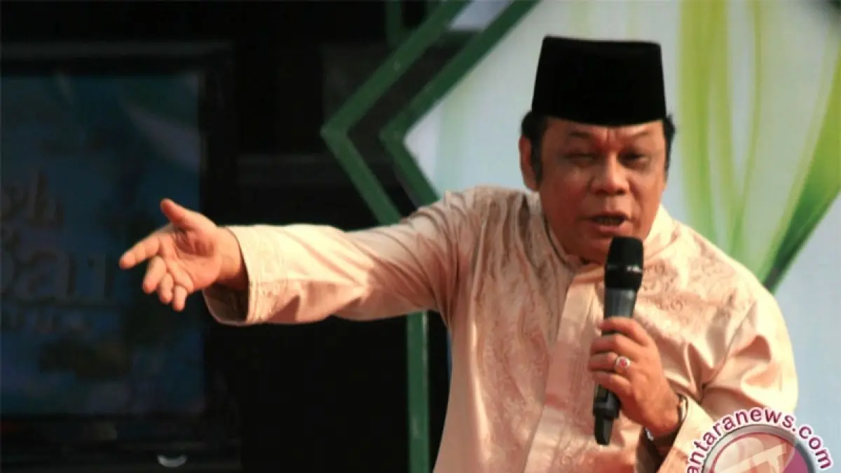 Almarhum KH Zainuddin MZ dikenal sebagai dai sejuta umat. (ANTARA)