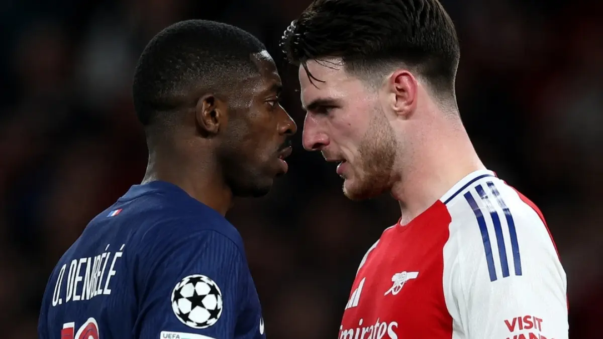 Duel PSG vs Arsenal yang menyajikan adu tajam dan kreativitas. (Ilustrasi AI) 