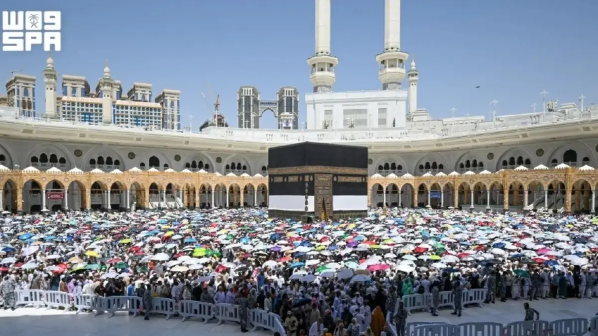 Masjidil Haram kembali dipadati jemaah usai puncak haji. 
