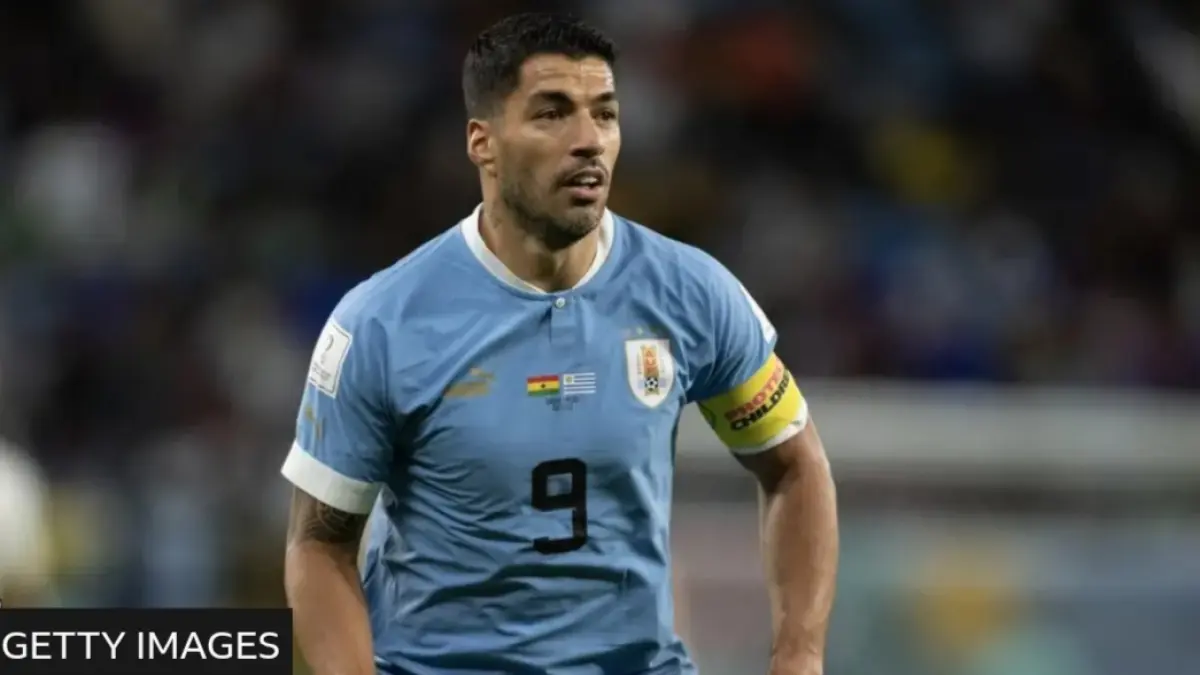 Luis Suarez tidak masuk skuad Uruguay di Piala Dunia 2026. (BBC) 