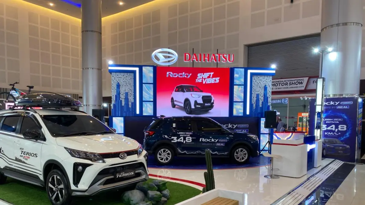 PAMERAN: Daihatsu Ramaikan IIMS Surabaya 2026.(IST/RADAR SURABAYA)