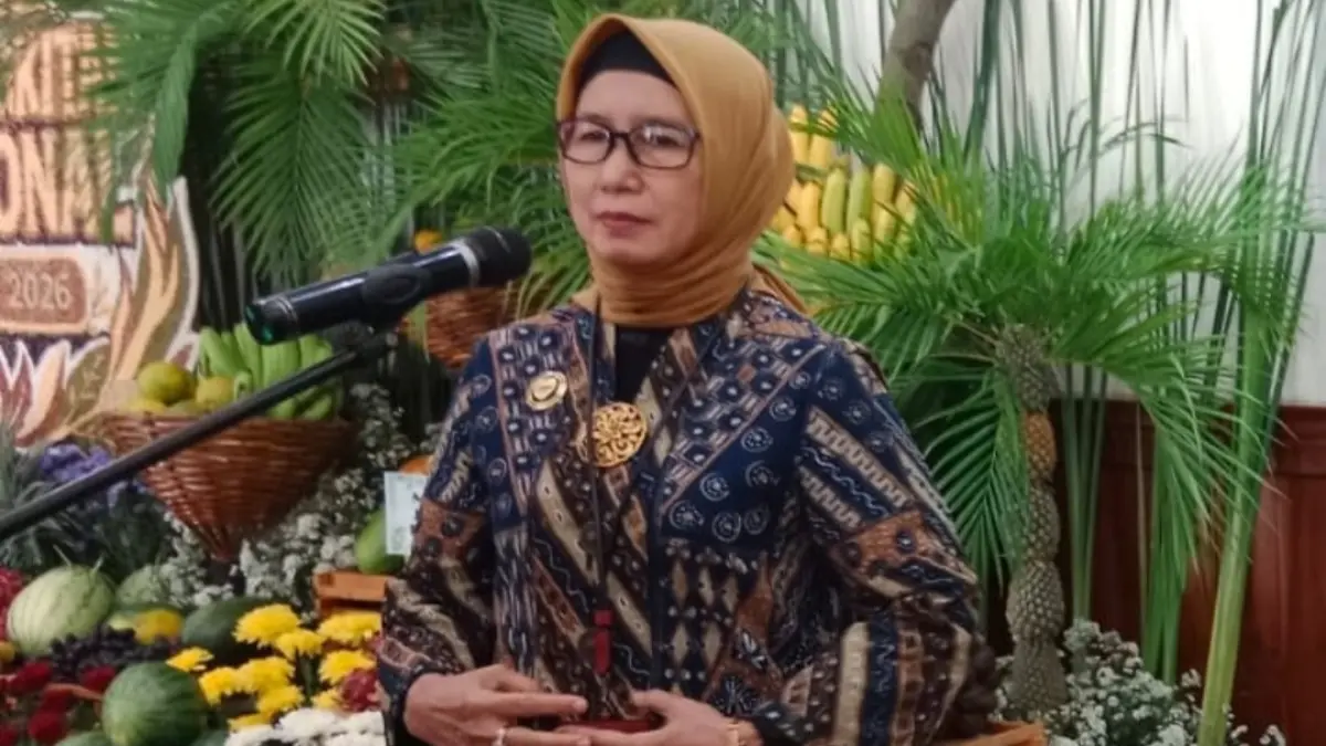 Pelaksana Tugas (Plt) Kepala BPS Jawa Timur, Herum Fajarwati. (Mus Purmadani/Radar Surabaya) 