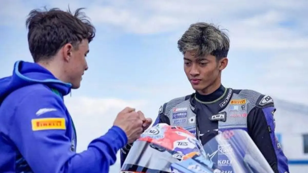 Pembalap Yamaha Racing Indonesia, Arai Agaska. (Yamaha) 
