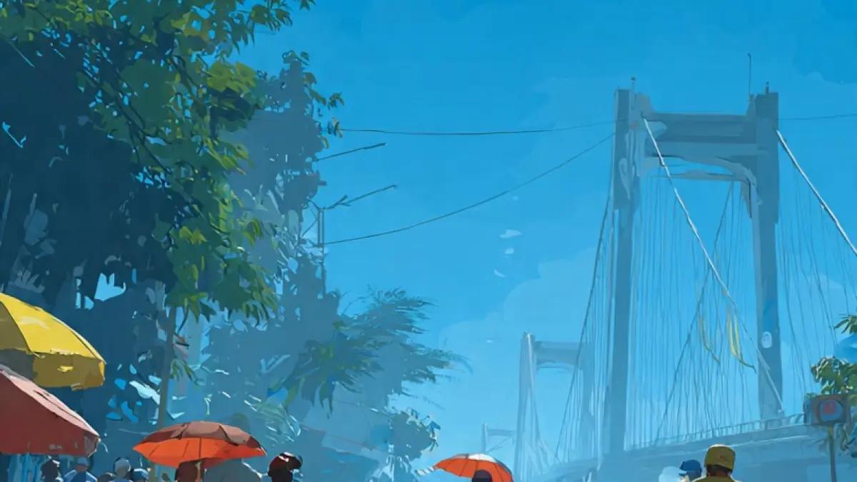 Ilustrasi cuaca cerah di Surabaya. (IST)