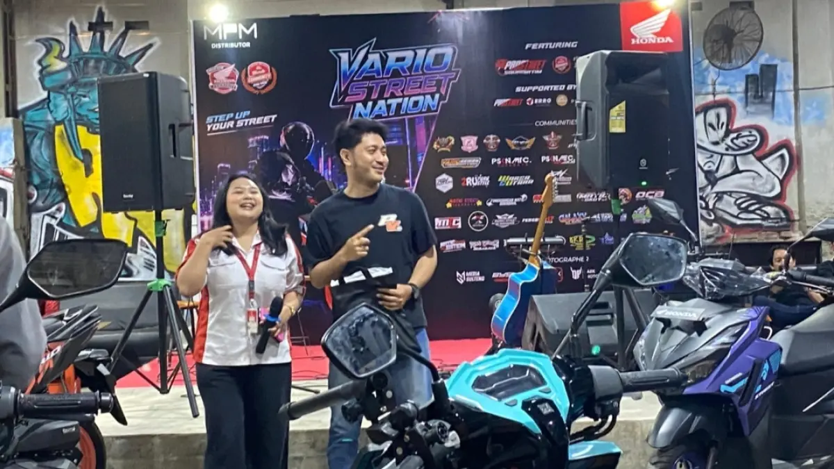 Vario Street Nation menghadirkan beragam aktivitas yang memadukan budaya komunitas, modifikasi kendaraan, dan gaya hidup anak muda. (Honda MPM) 