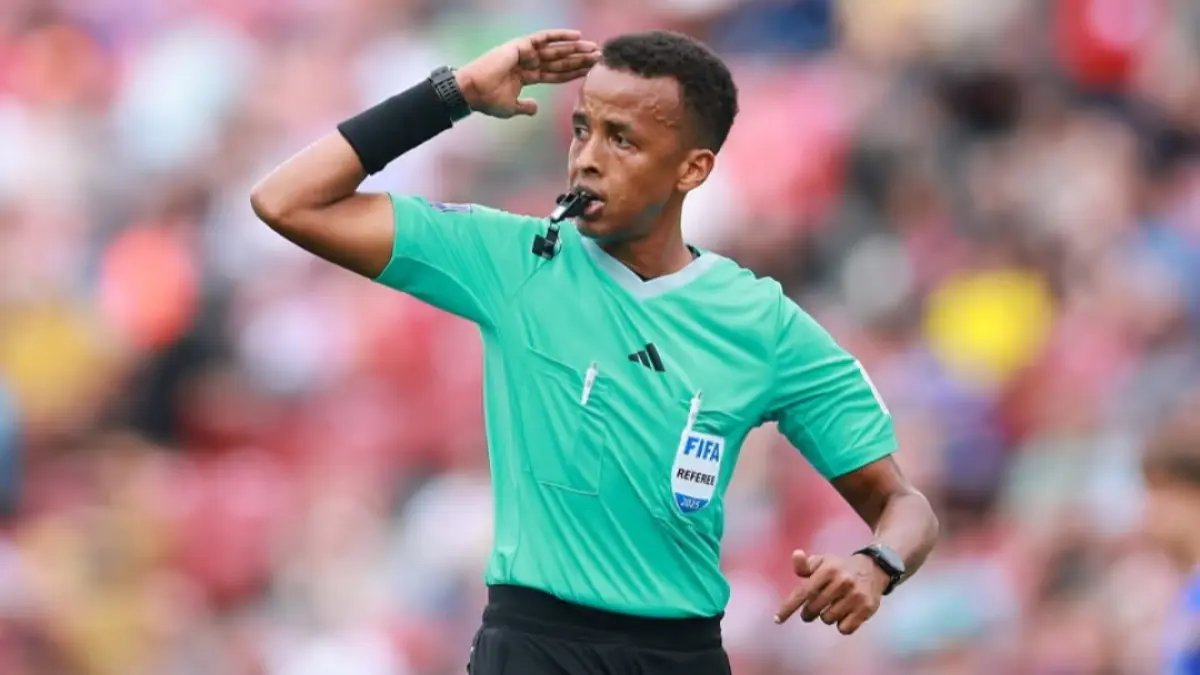 Omar Artan beraksi dalam ajang Piala Dunia U-20 2025, turnamen yang diselenggarakan FIFA.(The Guardian/Héctor Vivas/FIFA/Getty Images). 