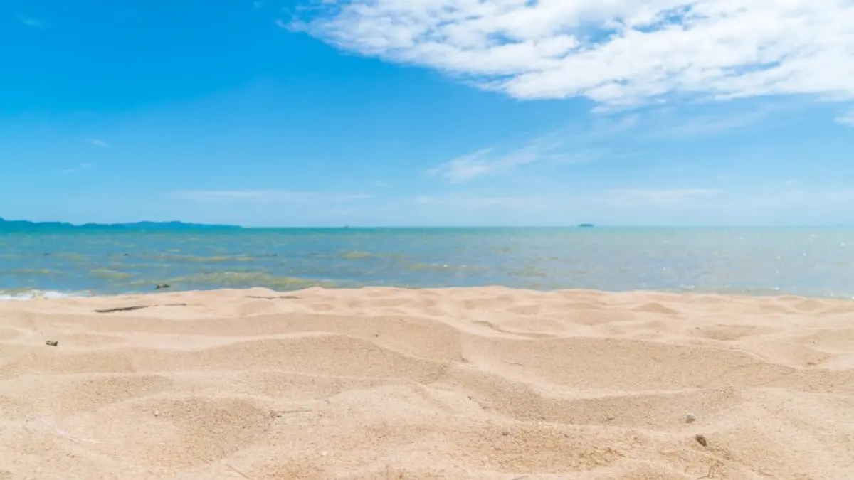 Hamparan pasir pantai terbentuk dari pelapukan batuan dan pecahan karang melalui proses alam yang berlangsung selama jutaan tahun. Foto: Ist.