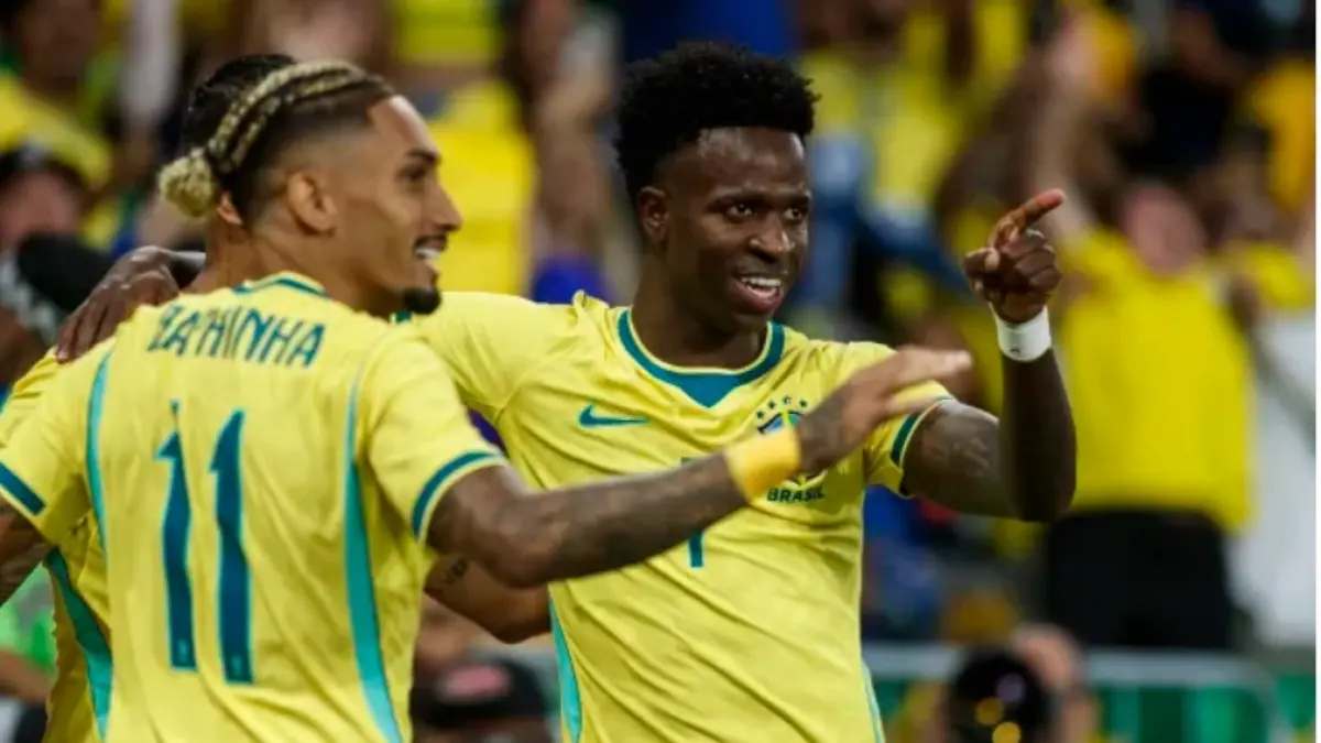 Raphinha dan Vinicius Junior diandalkan untuk membongkar lini belakang Maroko. (Sportmole) 