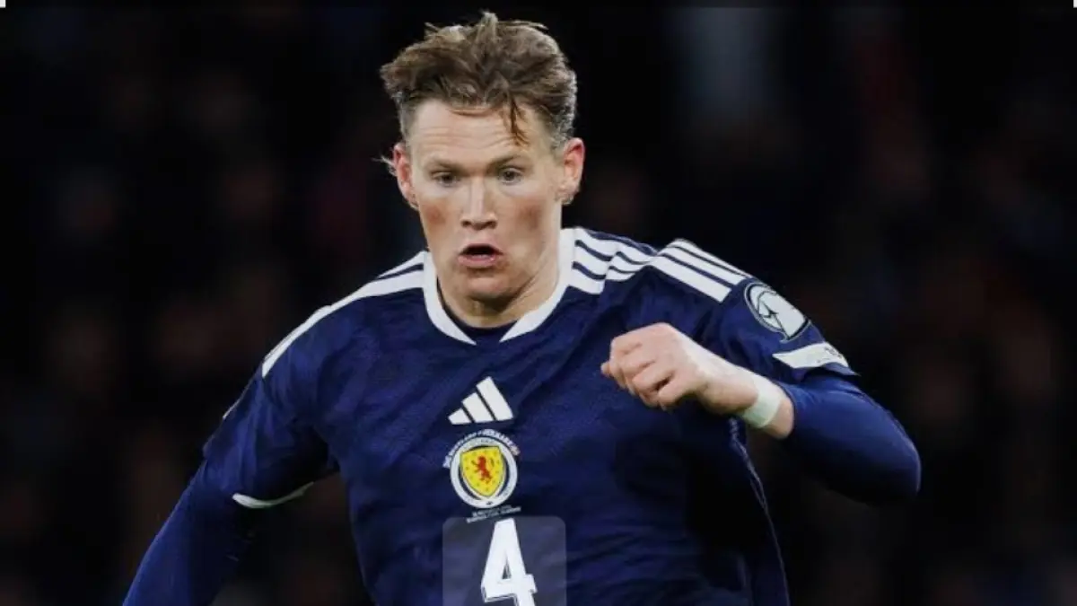 Scott McTominay akan pimpin Skotlandia kejar kemenangan pertama kalinya di Piala Dunia. (BBC) 