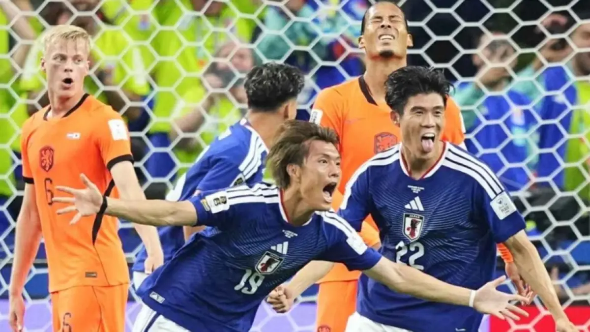 Daichi Kamada jadi penyelanat Jepang dari kekalahan. (ESPN) 