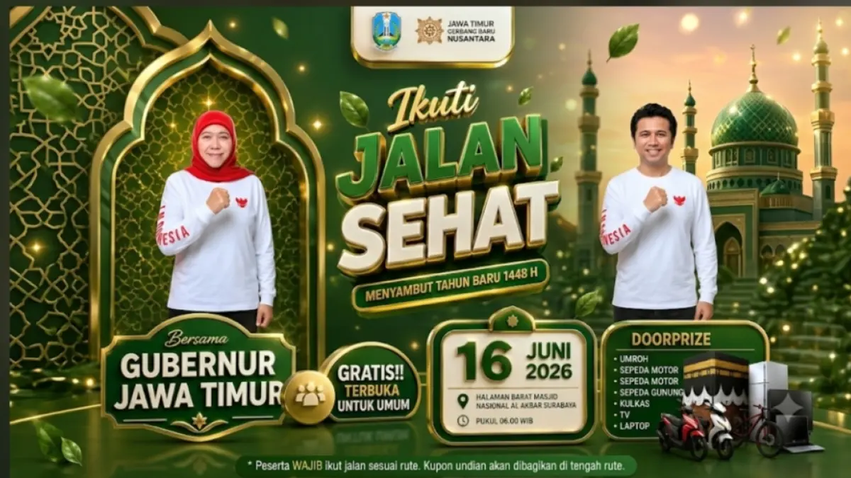 Jalan Sehat menyambut 1 Muharram 1448 Hijriyah. 