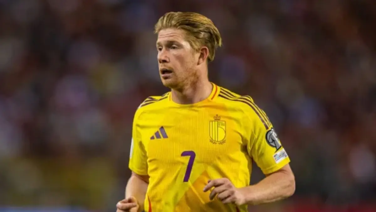 Kevin de Bruyne akan isi lini tengah Belgia. 