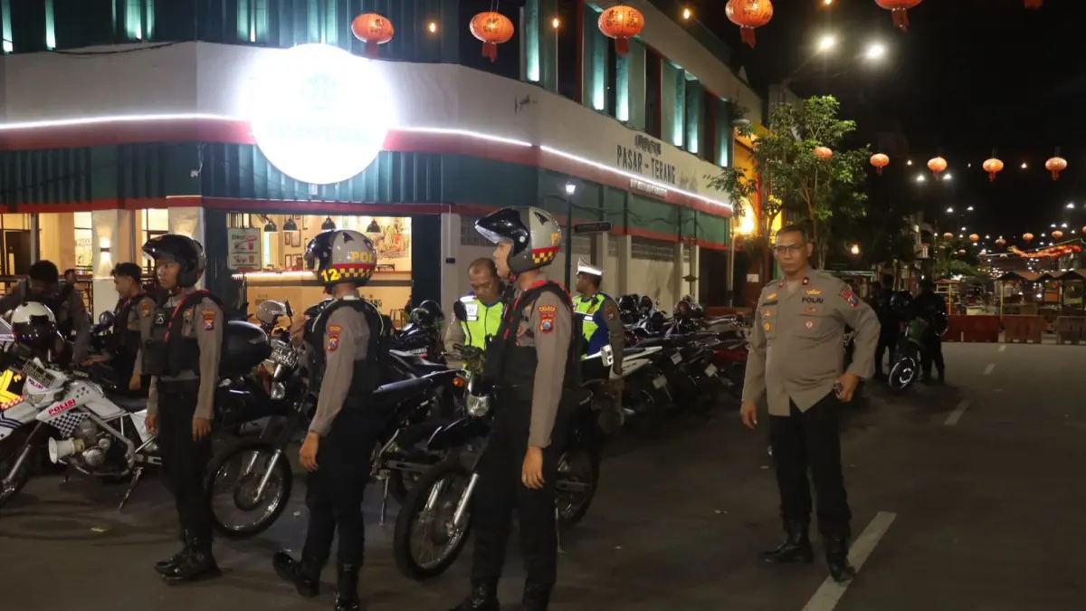 PENGAMANAN: Polres Pelabuhan Tanjung Perak akan menyiagakan anggota beberapa lokasi saat pengesahan warga baru perguruan silat di Surabaya. (ILUSTRASI/RADAR SURABAYA)
