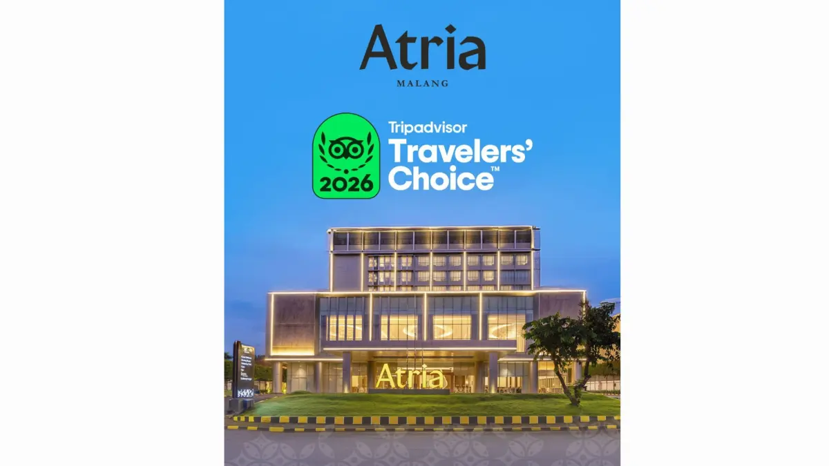 Atria Hotel Malang Raih Tripadvisor Travelers