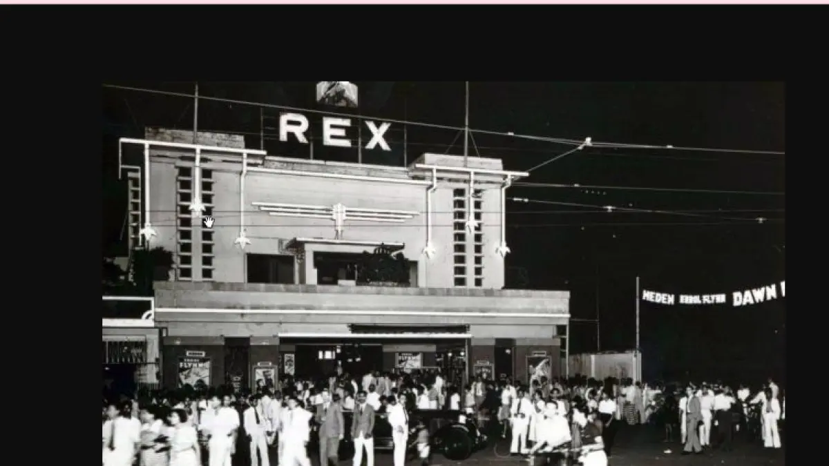 Bioskop Rex di Jalan Kombespol M. Duriat yang kemudian ganti nama menjadi Bioskop Ria. (IST)