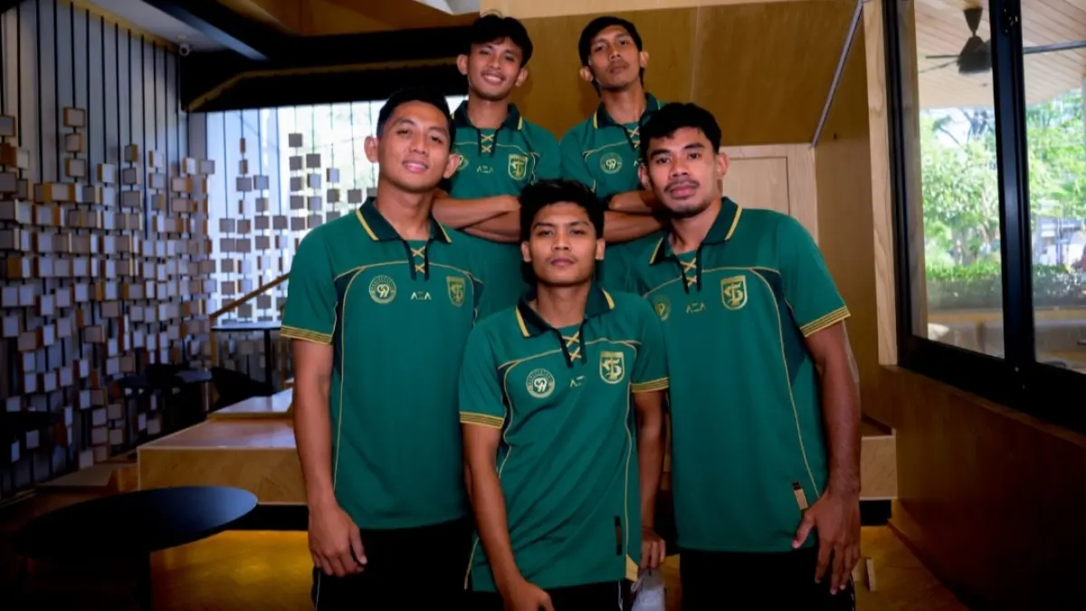 Lima pemain baru Persebaya. (Andy Satria) 