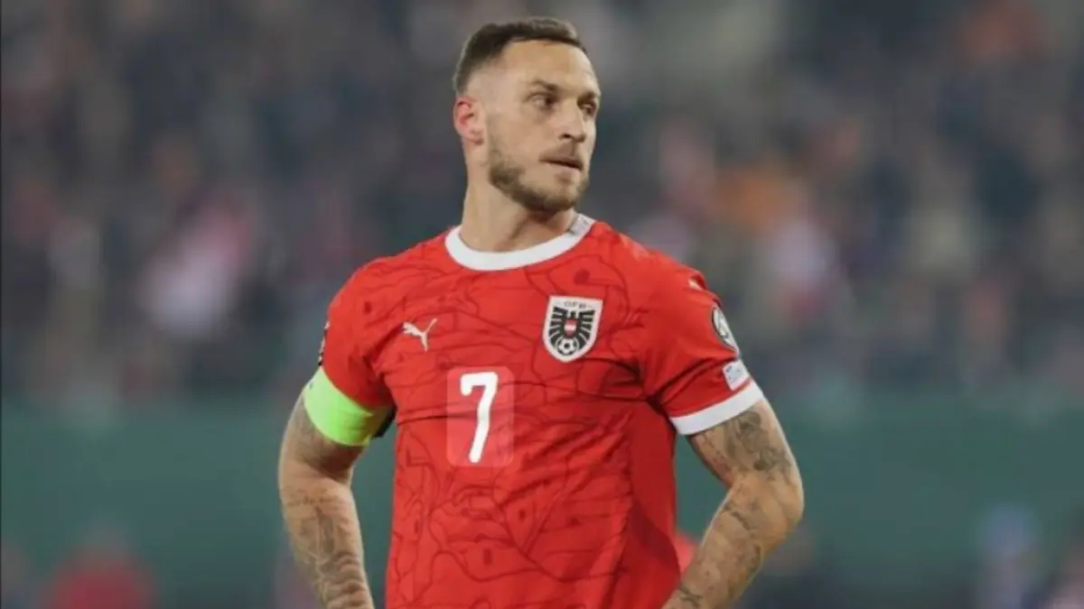 Marko Arnautovic akan pimpin lini serang Austria. (BBC) 