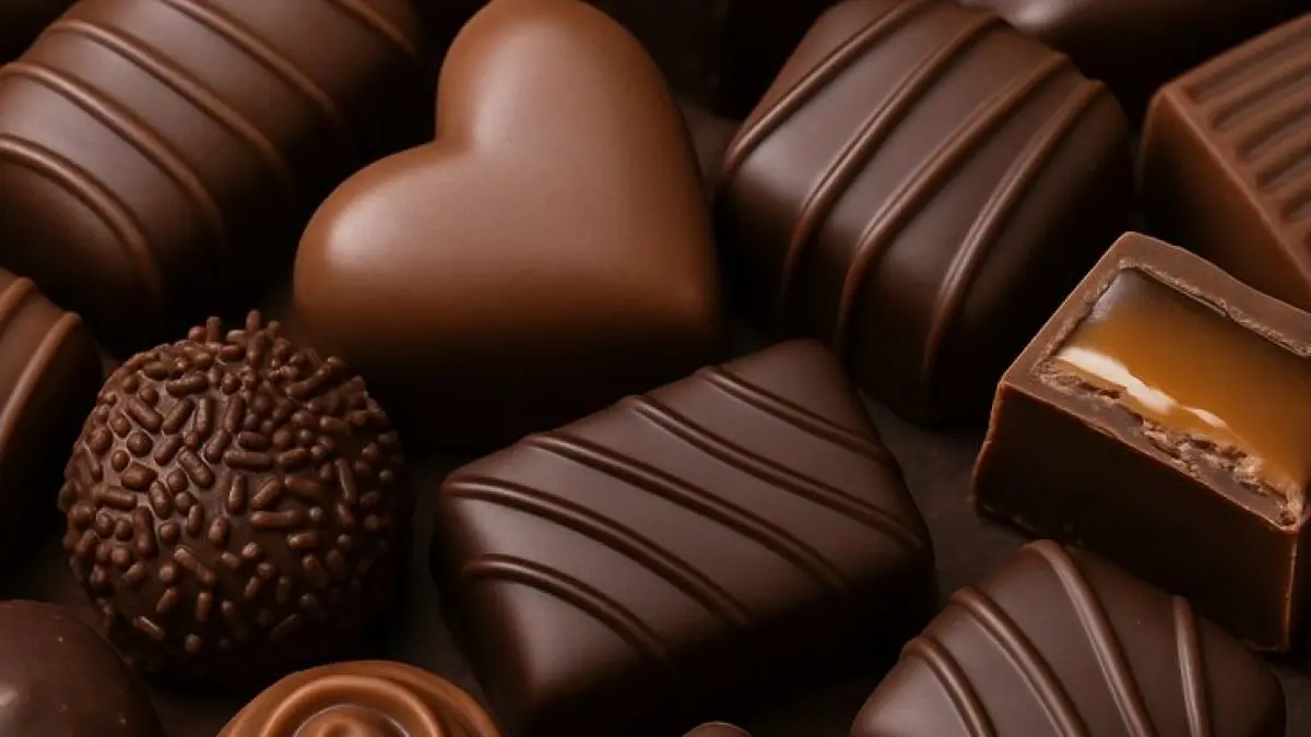 Tak hanya manis, memakan coklat juga membuat perasaan bagus.  Foto: Pinterest.