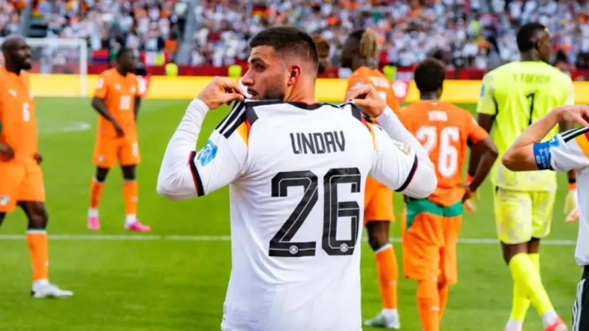 Deniz Undav jadi pembeda pada laga Jerman vs Pantai Gading dengan dua golnya. (Sportmole). 