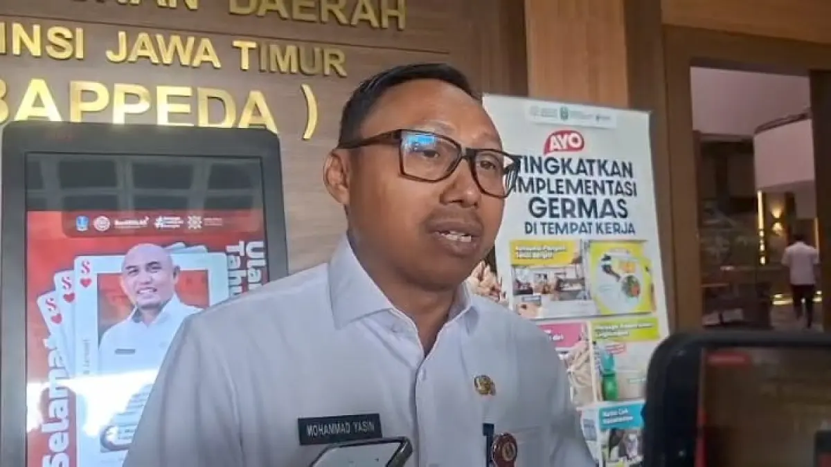 Plt Kepala Bappeda Jawa Timur Muhammad Yasin