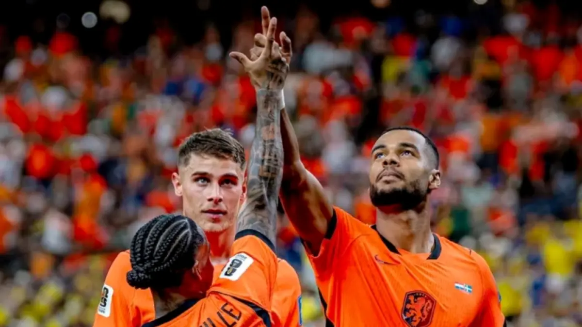 Cody Gakpo jadi andalan Belanda bongkar pertahanan Tunisia. (Sportmole) 