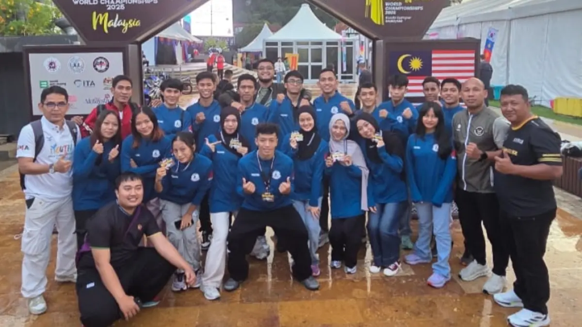 Kontingen Muaythai Indonesia meraih hasil yang membanggakan di kejuaraan dunia. 