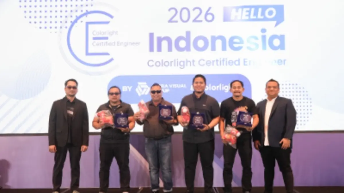 Pelatihan dan sertifikasi Colorlight Certified Engineer (CCE) Indonesia 2026 di Surabaya untuk meningkatkan kompetensi di bidang sistem LED display. 