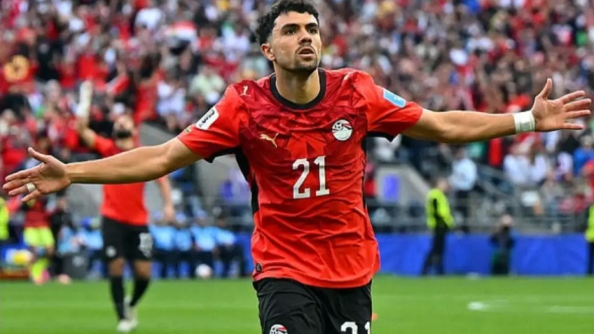 Mahmoud Saber pencetak gol Mesir saat menghadapi Iran. (Dailymail) 