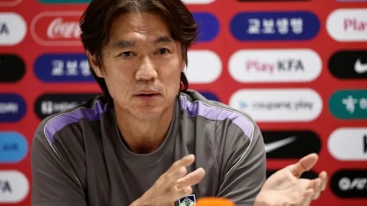 Pelatih timnas Korea Selatan di Piala Dunia 2026, Hong Myung-bo. (Yahoo Sports) 