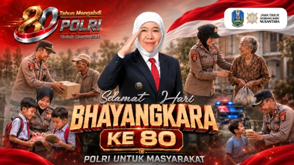 Selamat Hari Bhayangkara ke-80. 