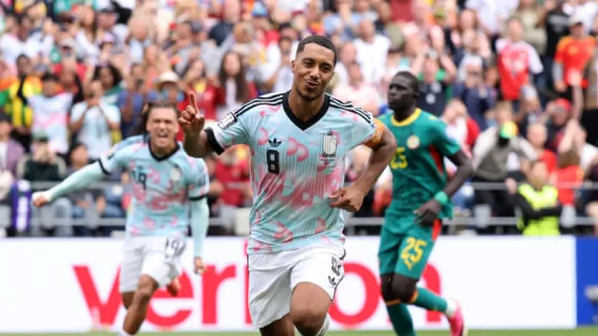 Youri Tielemans jadi pahlawan kemenangan Belgia atas Senegal. (The Guardian/Alex Grimm/Getty Images) 
