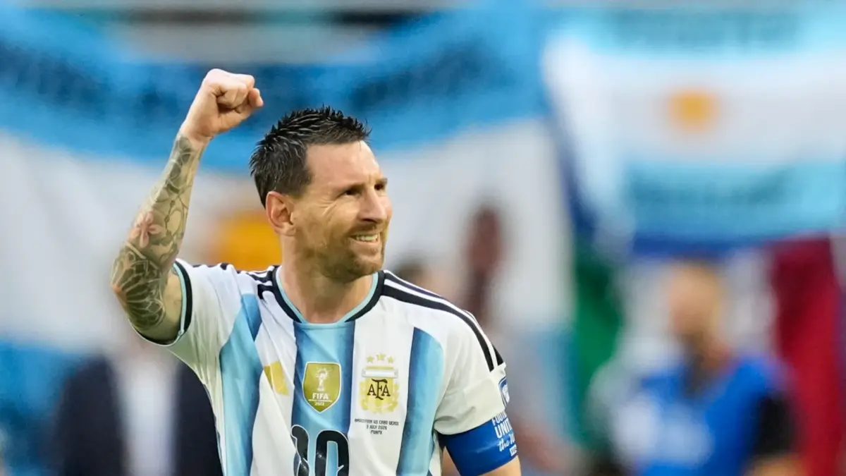 Lionel Messi terus menambah pundi-pundi golnya di Piala Dunia. (The Guardian) 