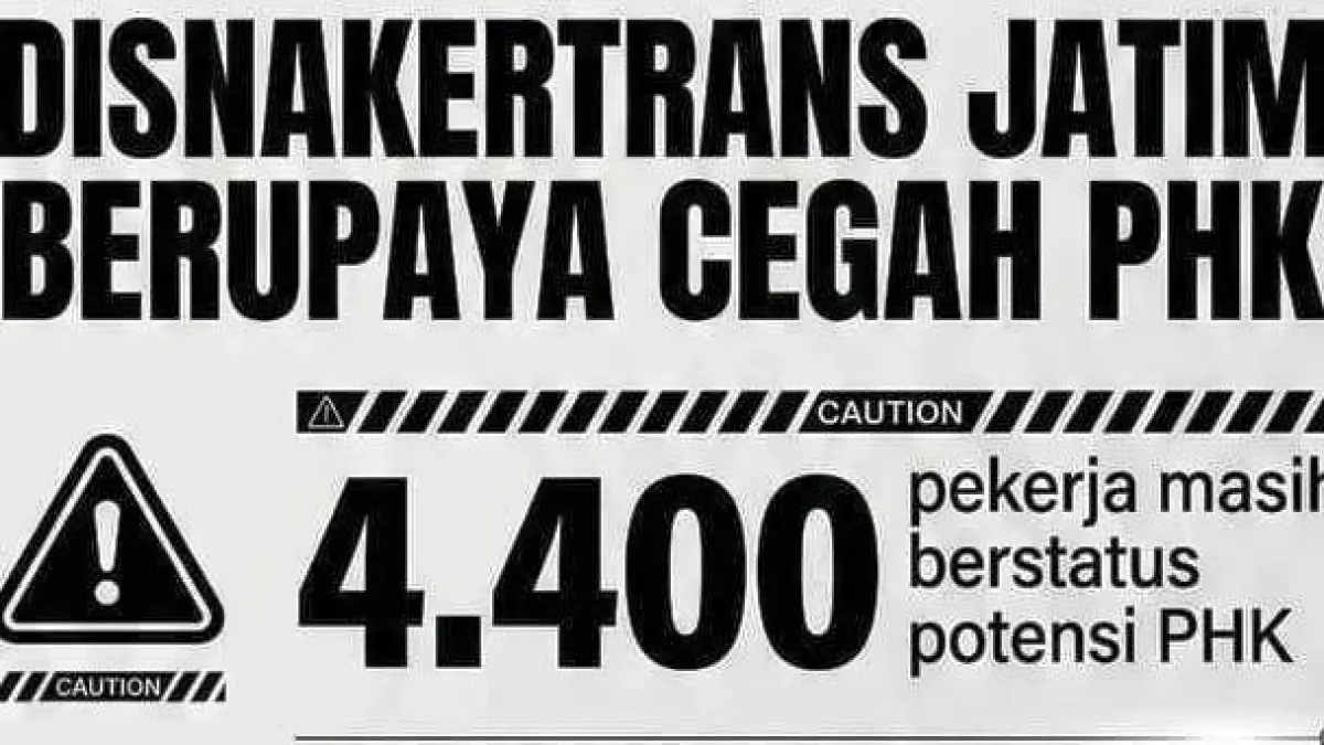 Grafis upaya pencegahan PHK oleh Disnakertrans Jatim. (RADAR SURABAYA)
