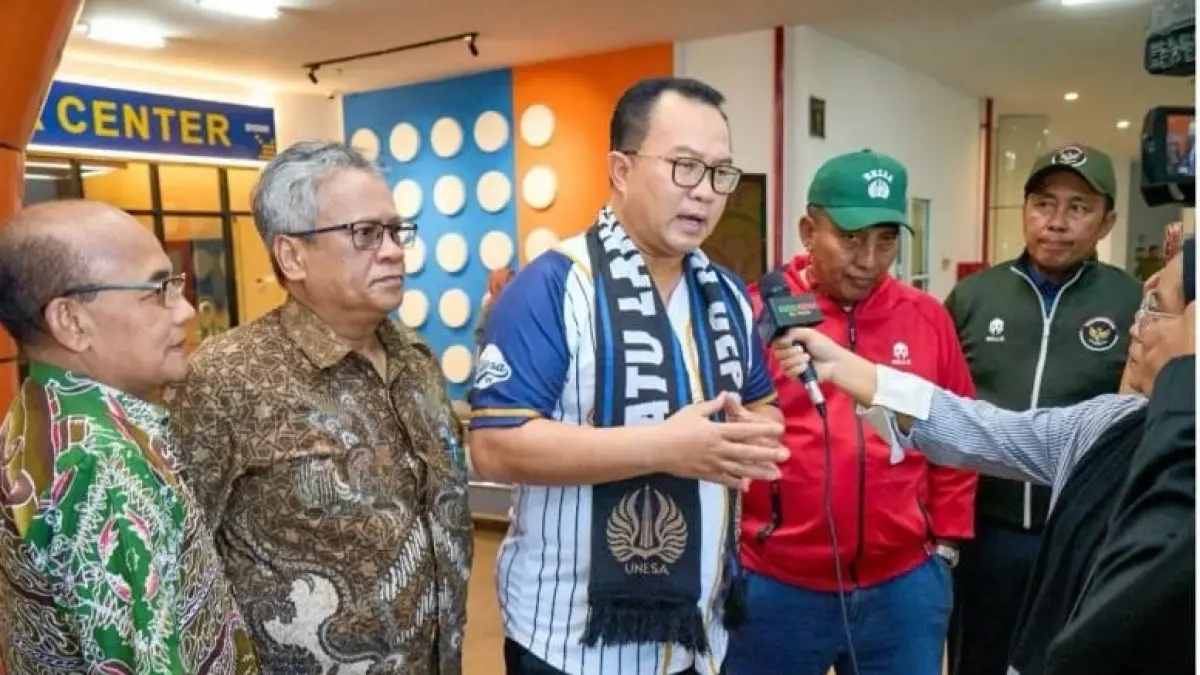 Ketua BRIN mengunjungi kampus Universitas Negeri Surabaya. (IST)